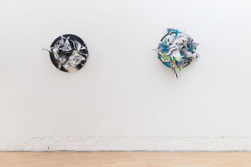 Installation image from Crystal Wagner's "Axiom" at Hashimoto Contemporary SF