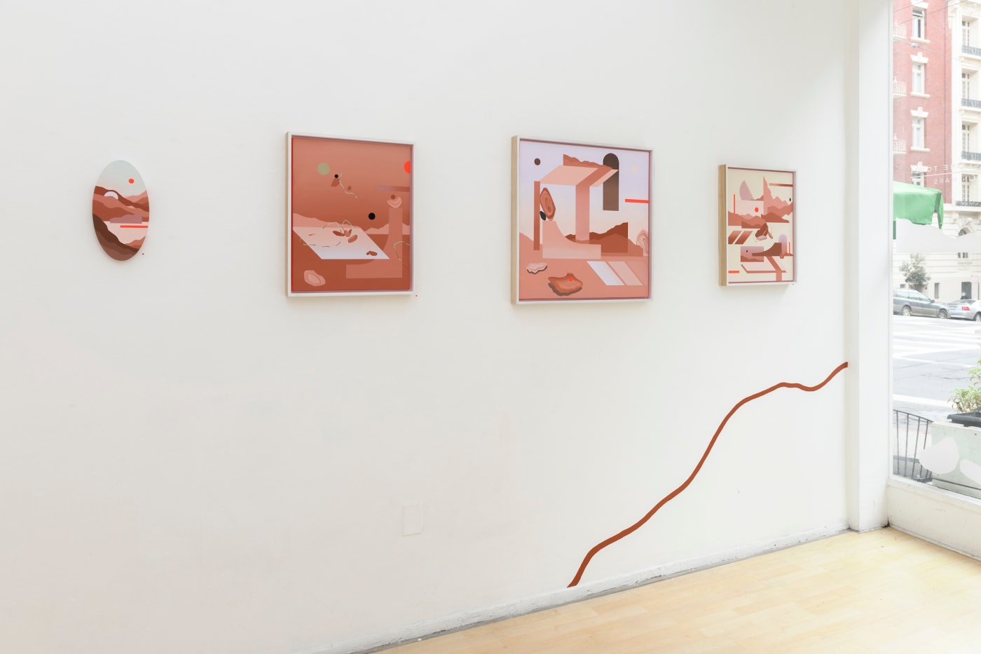 Madeleine Tonzi  "Life On Mars" installation image