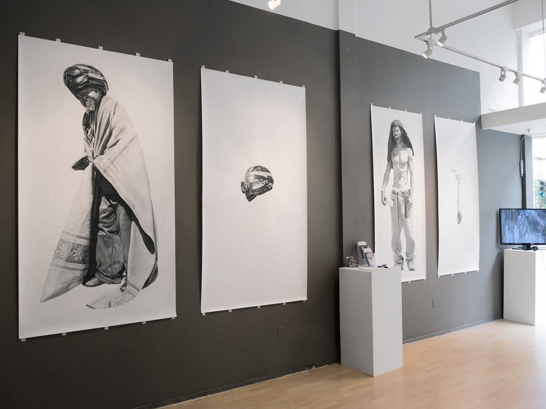 Installation image from Joel Daniel Phillips' solo exhibition Belongings 