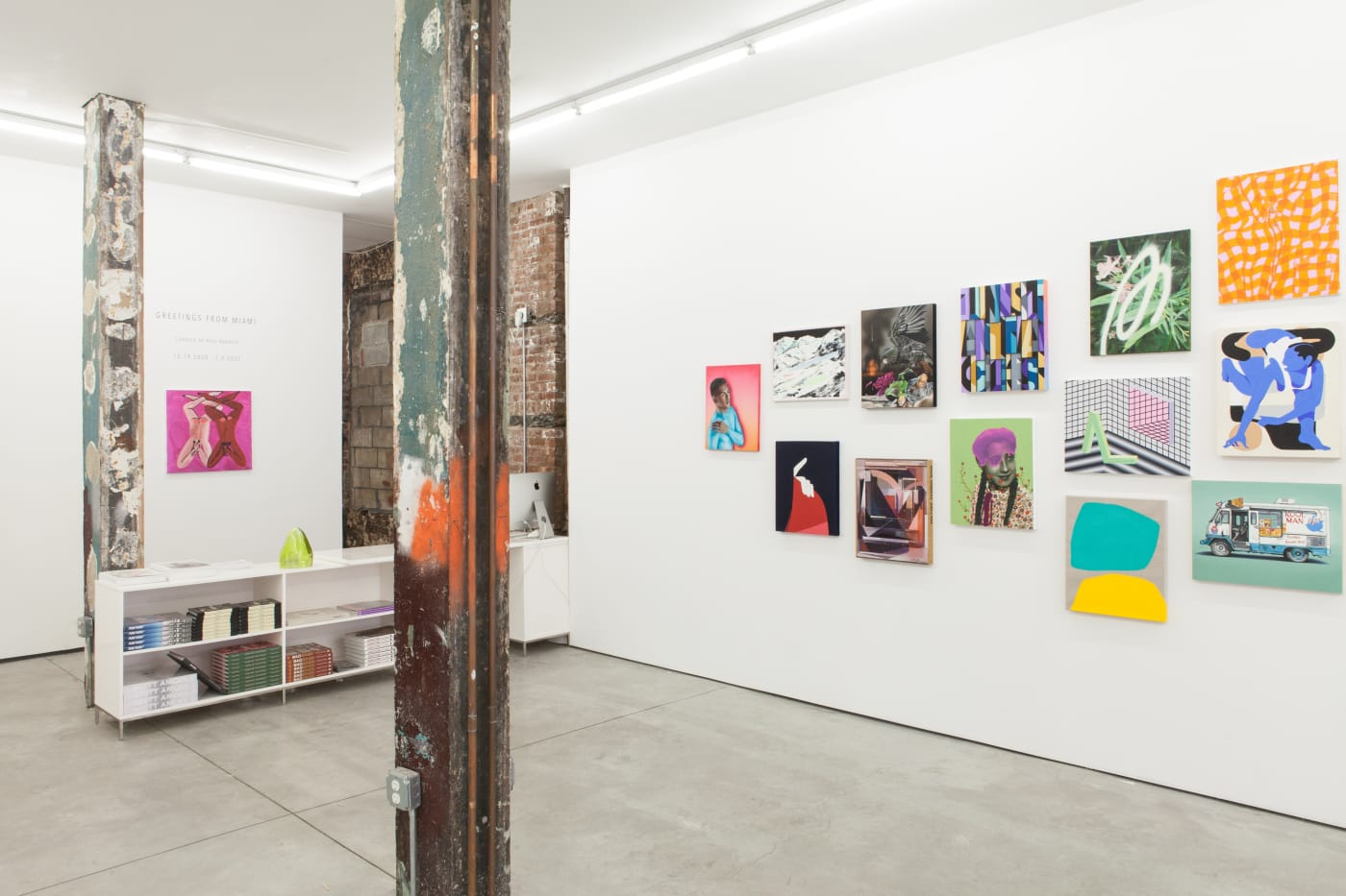 "Greetings from Miami" installation image