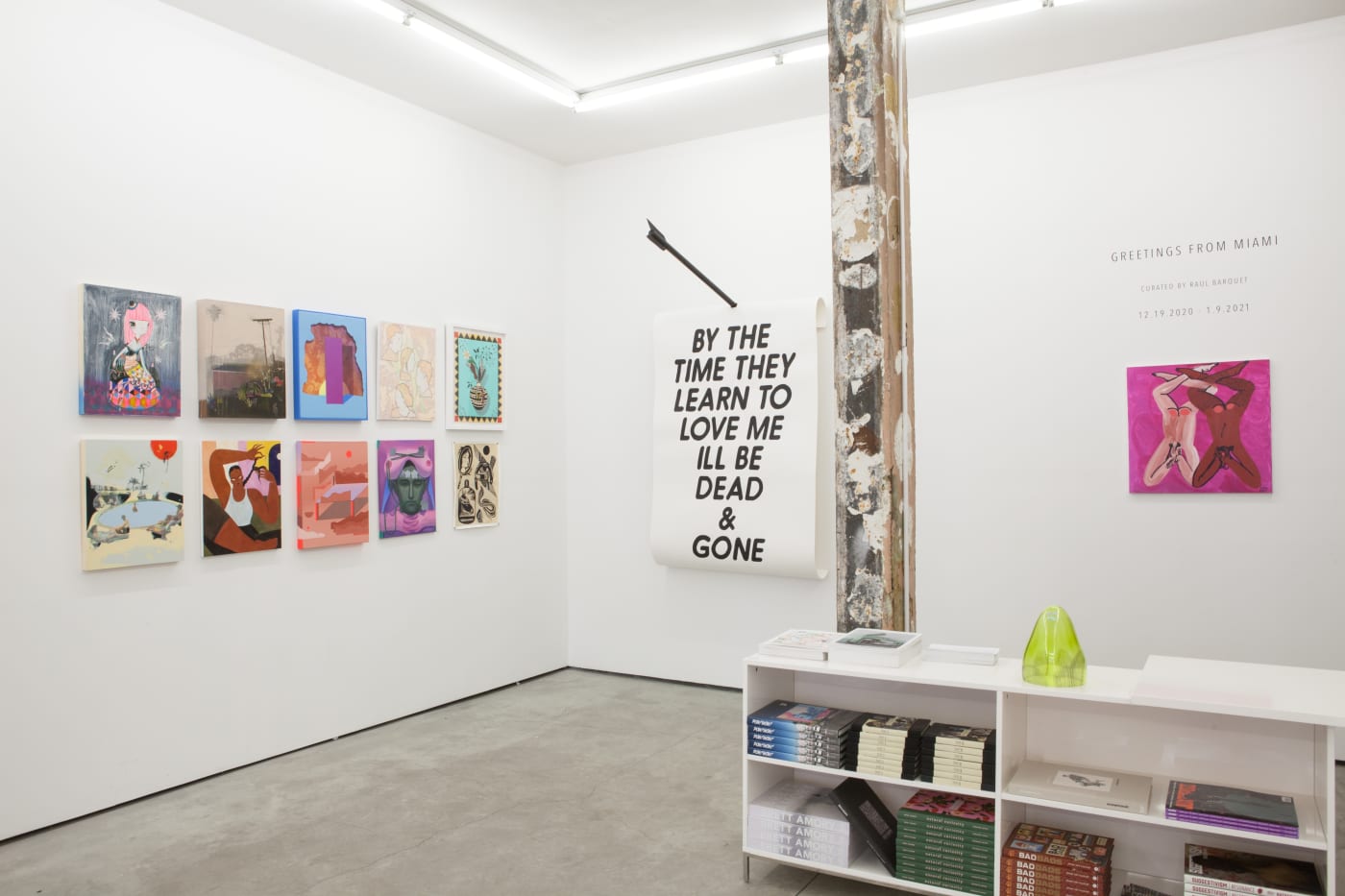 "Greetings from Miami" installation image