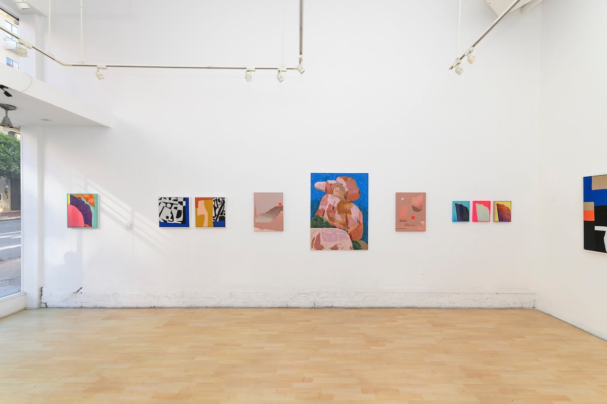 Installation image from the "4x8 Bridges" exhibition at Hashimoto Contemporary SF