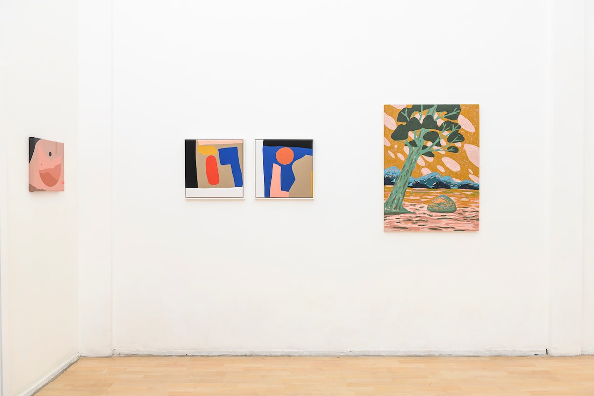 Installation image from the "In The Abstract" exhibition at Hashimoto Contemporary SF