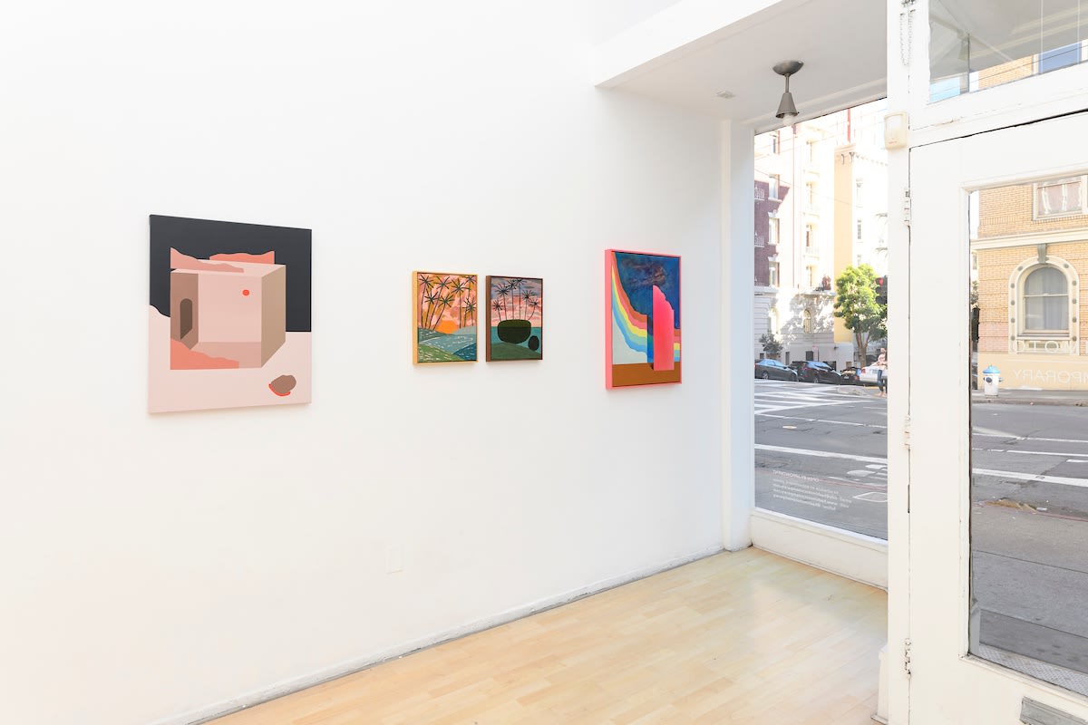 Installation image from the "In The Abstract" exhibition at Hashimoto Contemporary SF