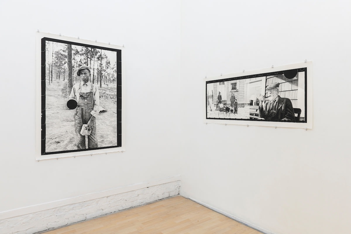Installation image from the "4x8 Bridges" exhibition at Hashimoto Contemporary SF