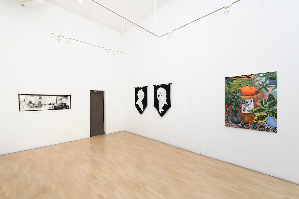 Installation image from the "4x8 Bridges" exhibition at Hashimoto Contemporary SF