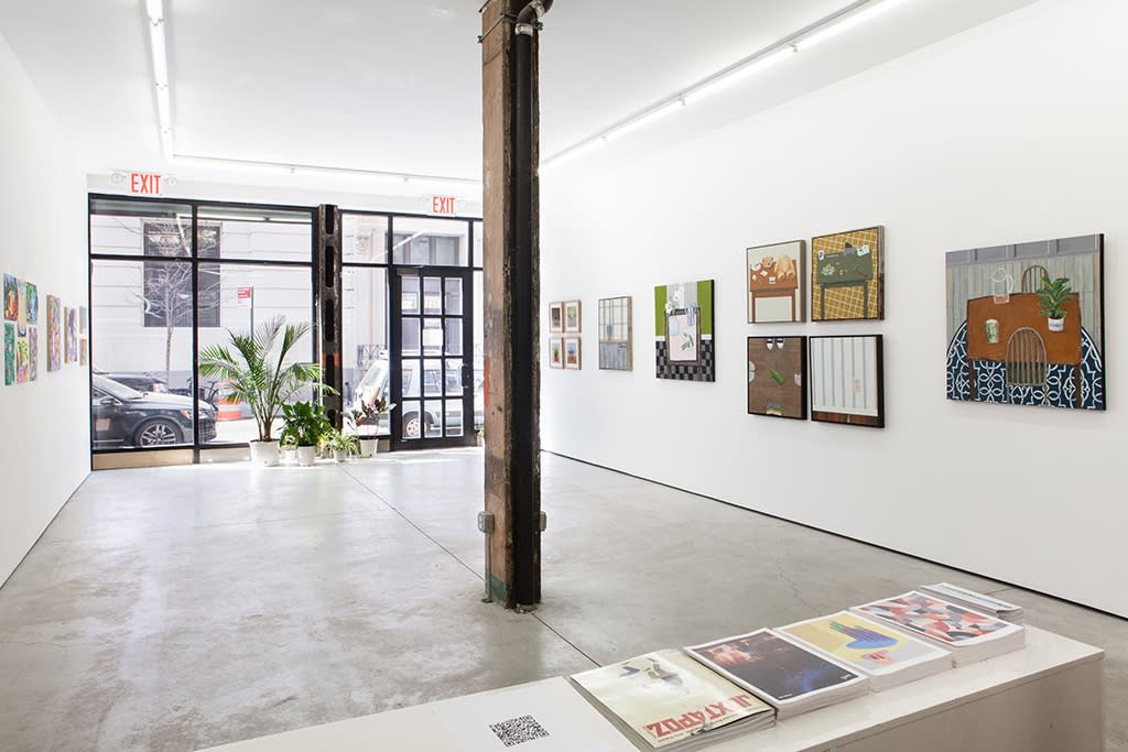 Installation image from Gabe Langholtz & Karen Lederers exhibition "Common Place" at Hashimoto Contemporary NYC