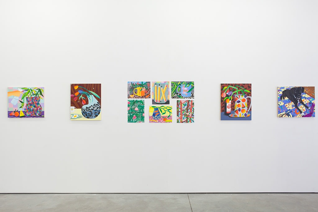 Installation image from Gabe Langholtz & Karen Lederers exhibition "Common Place" at Hashimoto Contemporary NYC