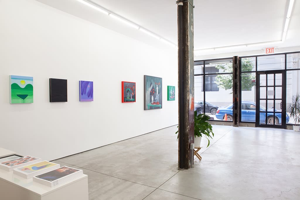 Installation image from Corey Lamb's  "Circadian" at Hashimoto Contemporary NYC