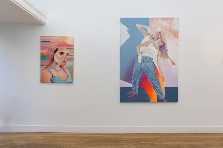 Installation image from Martine Johanna's exhibition "Dancer" at Hashimoto Contemporary SF