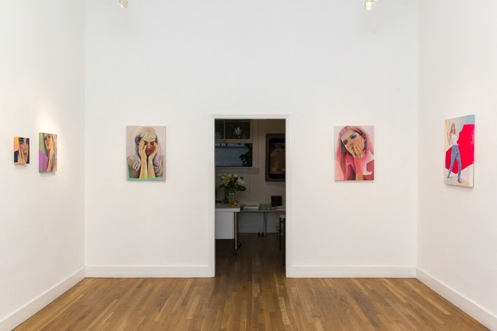 Installation image from Martine Johanna's exhibition "Dancer" at Hashimoto Contemporary SF