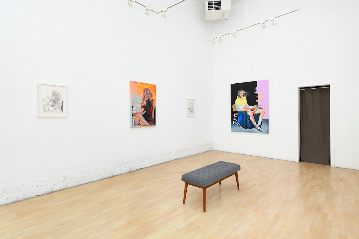 installation view - Martine Johanna