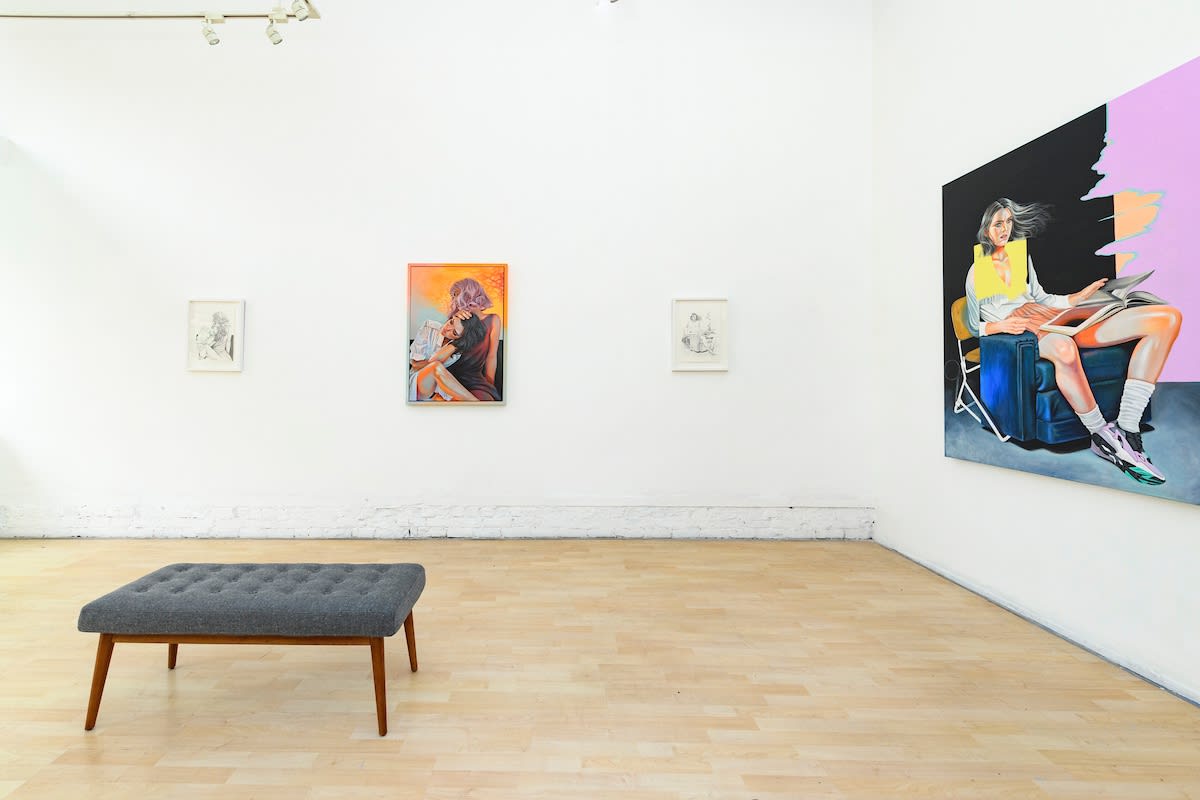 installation view - Martine Johanna