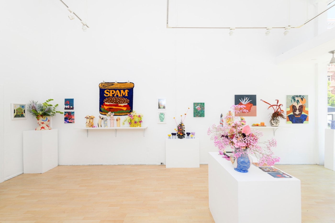 Installation images of Vessel group show at Hashimoto Contemporary San Francisco