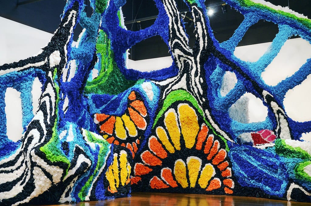 Detail of 'Sphere' installation by Crystal Wagner