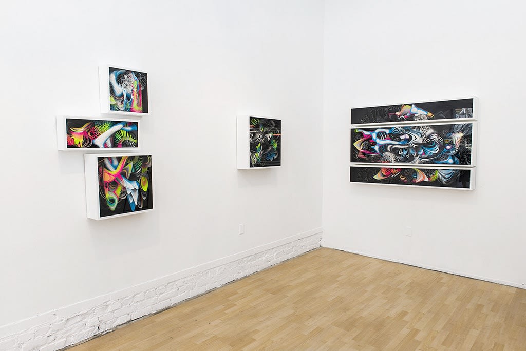 Crystal Wagner 'Microcosm' exhibition installation at Hashimoto Contemporary SF