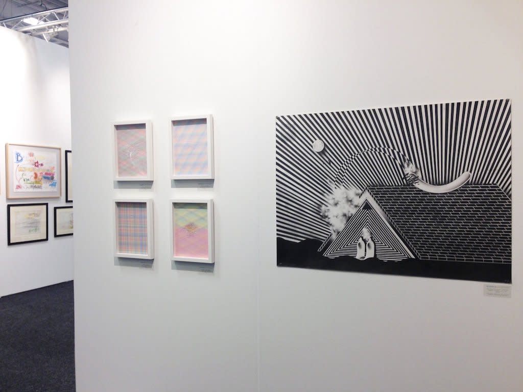 Installation image from Art on Paper NYC 2016
