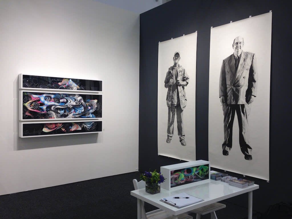 Installation image from Art on Paper NYC 2016