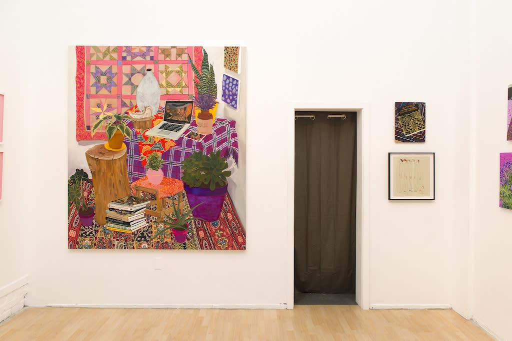 Installation image from the Meat & Potatoes two person exhibition featuring Anna Valdez and Jeffrey Cheung at Hashimoto Contemporary SF