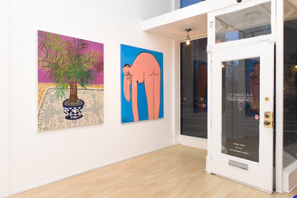 Installation image from the Meat & Potatoes two person exhibition featuring Anna Valdez and Jeffrey Cheung at Hashimoto Contemporary SF