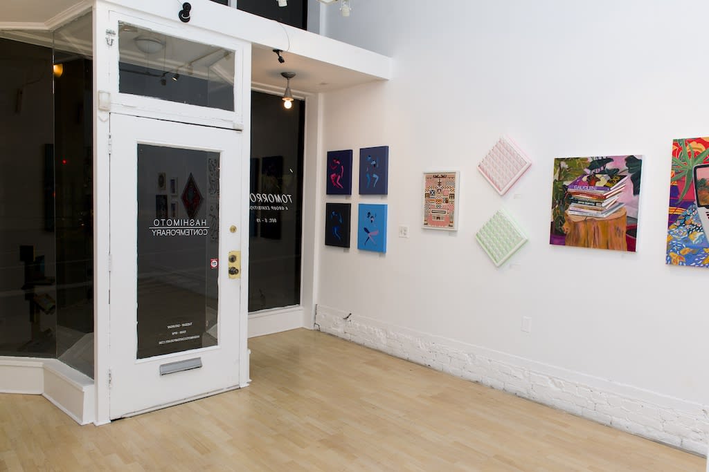 Installation image from the Tomorrow group exhibition at Hashimoto Contemporary SF