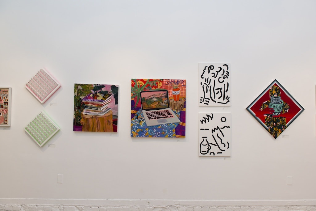 Installation image from the Tomorrow group exhibition at Hashimoto Contemporary SF