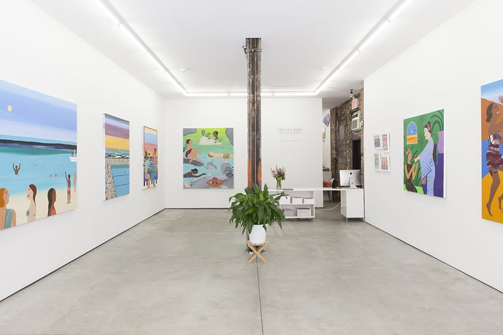 Installation Image from Chelsea Wong's "The Sun's Energy" at Hashimoto Contemporary NYC