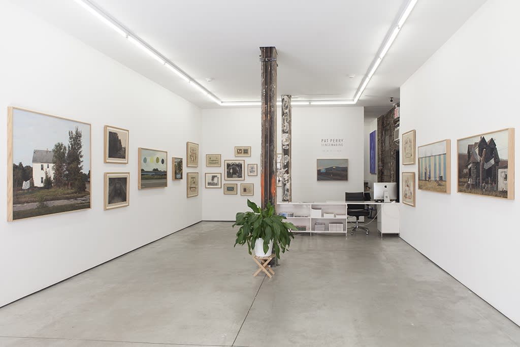 Installation image of Pat Perry's exhibition "Sensemaking" at Hashimoto Contemporary NYC