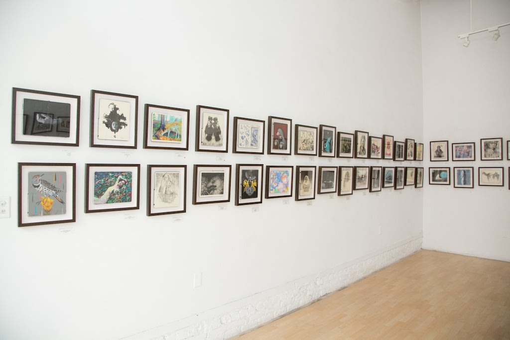 Moleskine Project installation image from Hashimoto Contemporary SF