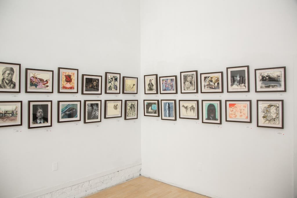 Moleskine Project installation image from Hashimoto Contemporary SF