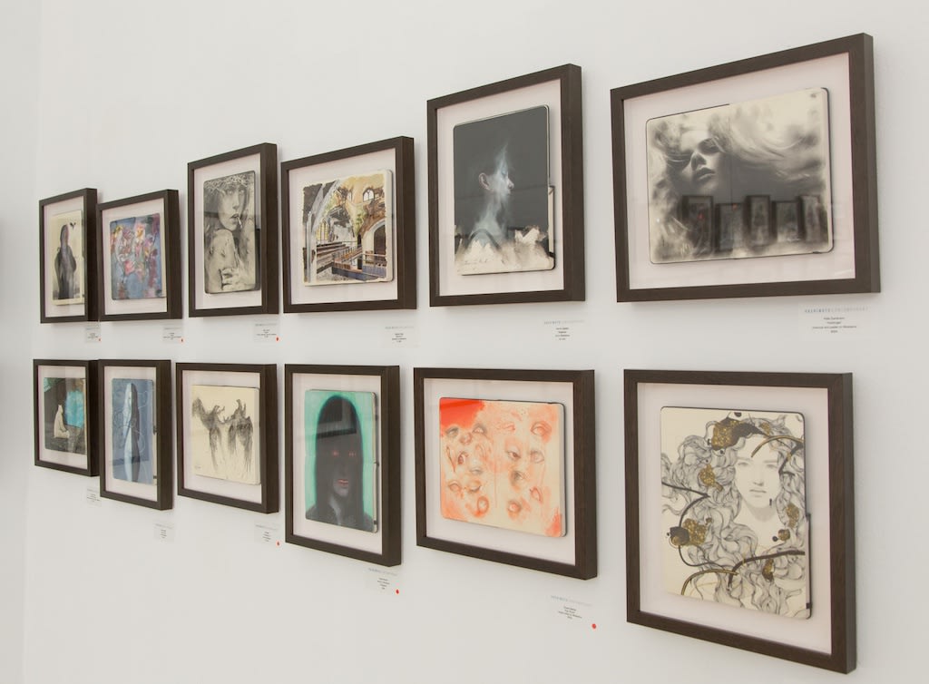 Moleskine Project installation image from Hashimoto Contemporary SF