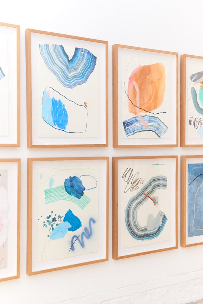 Installation image from Heather Day's "Keep Still" at Hashimoto Contemporary SF