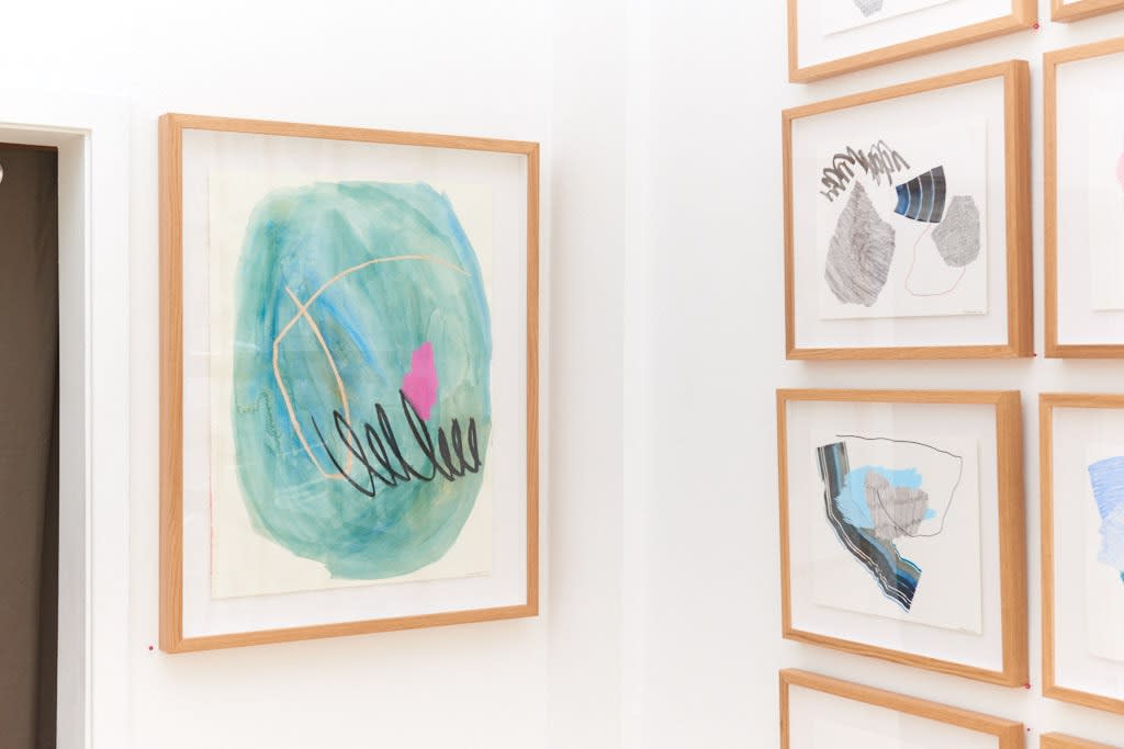 Installation image from Heather Day's "Keep Still" at Hashimoto Contemporary SF