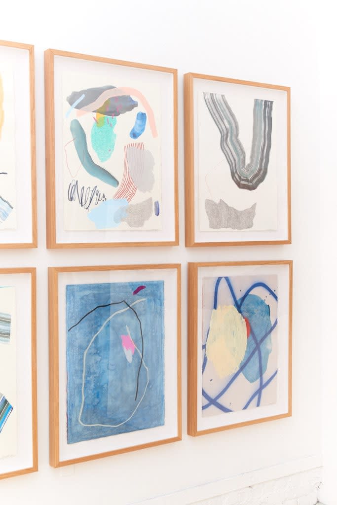 Installation image from Heather Day's "Keep Still" at Hashimoto Contemporary SF