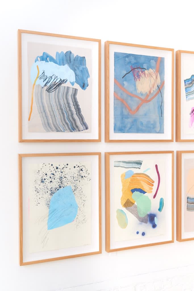 Installation image from Heather Day's "Keep Still" at Hashimoto Contemporary SF