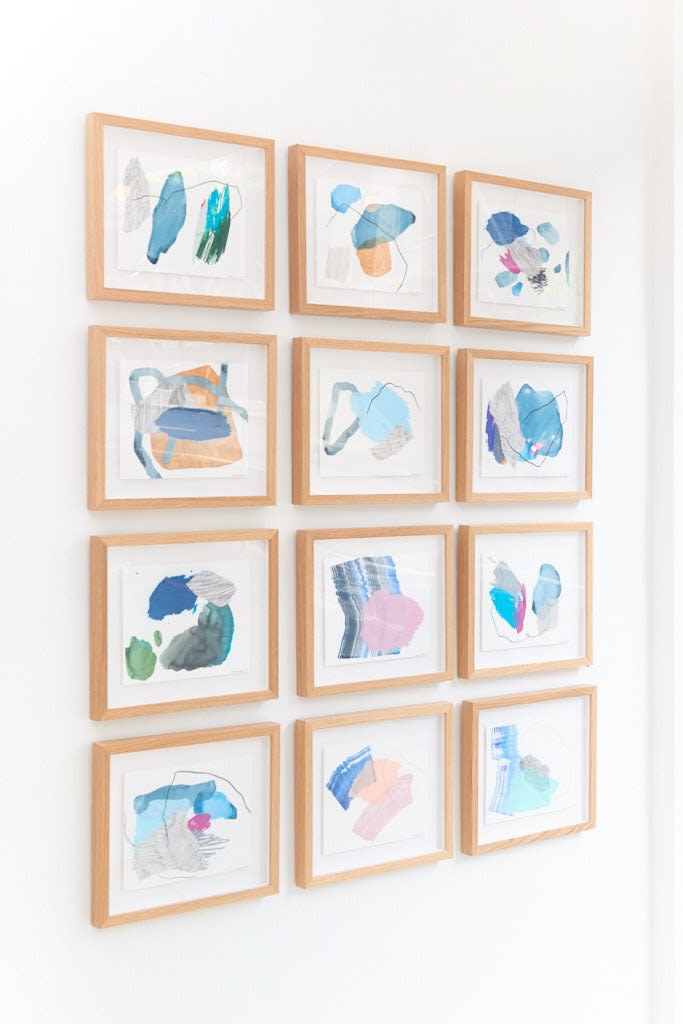Installation image from Heather Day's "Keep Still" at Hashimoto Contemporary SF