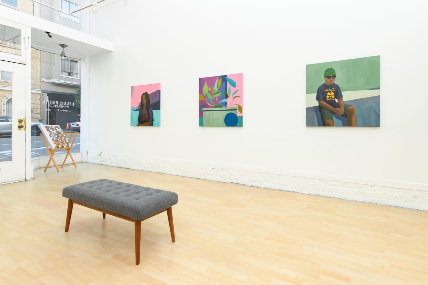 install photo of Dennis Brown's show at Hashimoto Contemporary San Francisco 