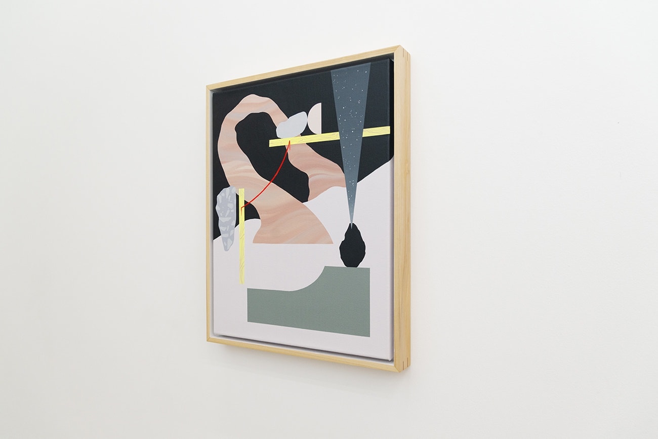 Madeleine Tonzi solo exhibition Lunar Construction Zone installation view at Hashimoto Contemporary Los Angeles