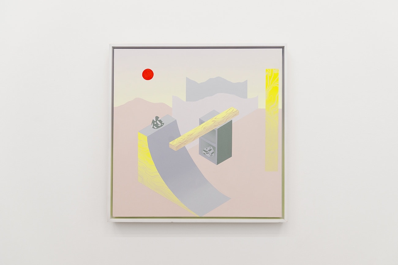 Madeleine Tonzi solo exhibition Lunar Construction Zone installation view at Hashimoto Contemporary Los Angeles