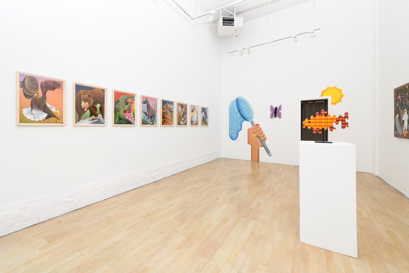 a photo of Casey Grey's gallery installation 