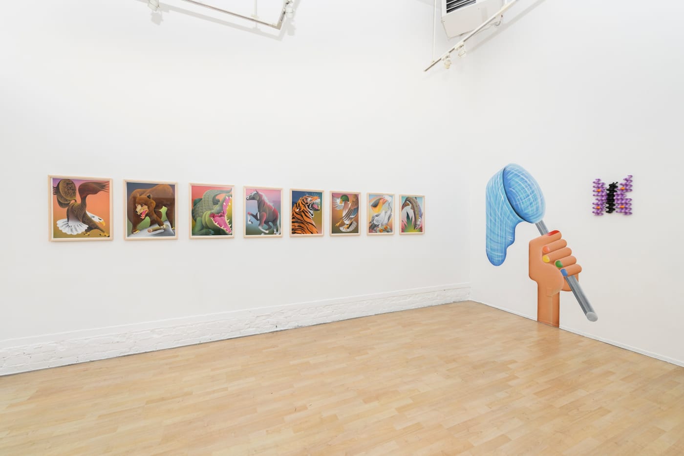 a photo of Casey Grey's gallery installation 
