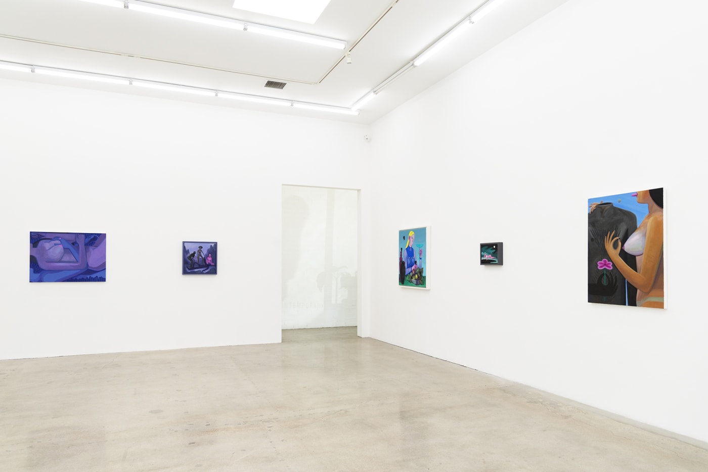 Gallery installation photo of Corey Lamb's solo show "Natural Selection"