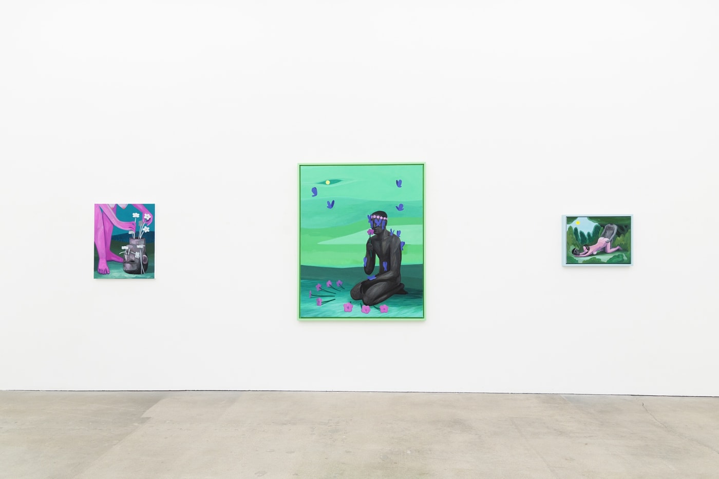 Gallery installation photo of Corey Lamb's solo show "Natural Selection"