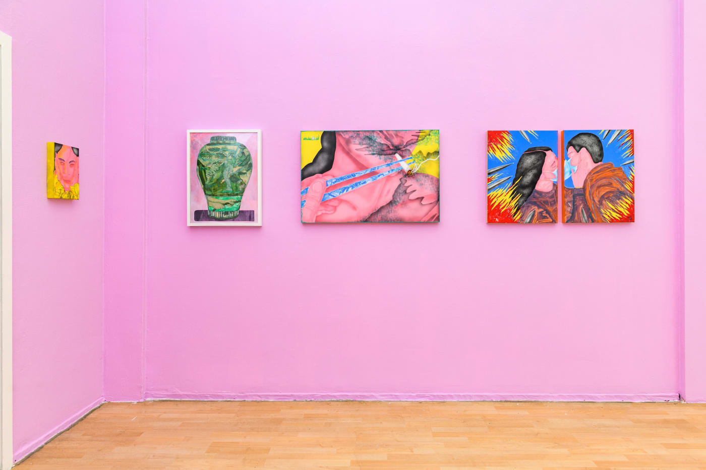 David Heo's opening night ay Hashimoto Contemporary San Francisco 