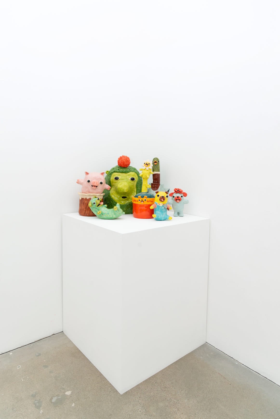 Installation view of Katie Kimmel & Lorien Stern's exhibition You Are Good at Hashimoto Contemporary Los Angeles