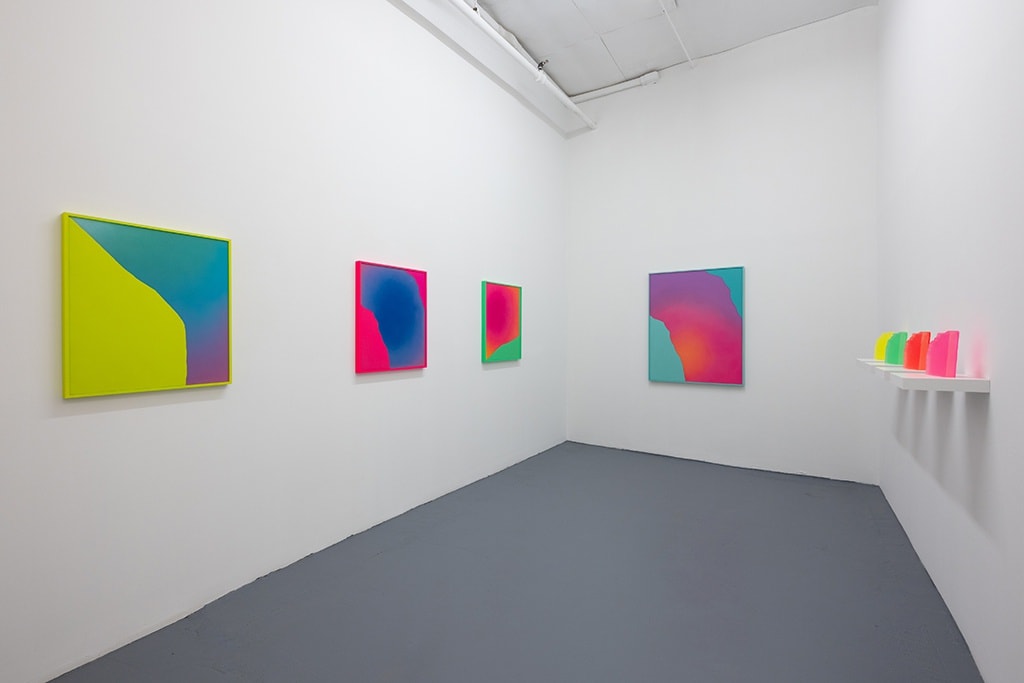 Installation views of Rachel Strum's solo show 