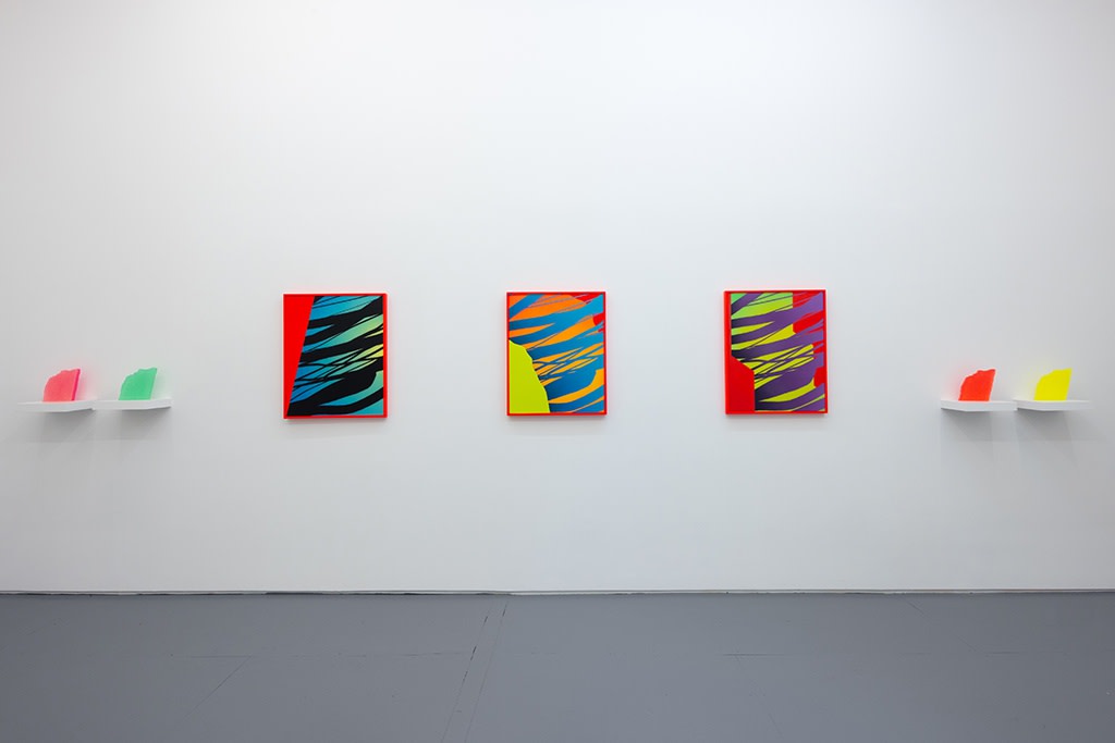 Installation views of Rachel Strum's solo show 