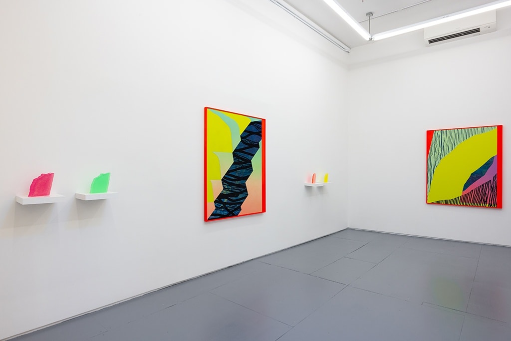 Installation views of Rachel Strum's solo show 