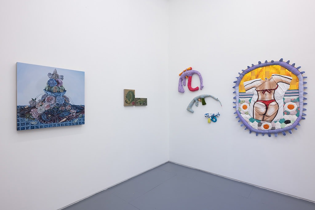 Install photo of works by Sabrina Bockler and Natalie Baxter