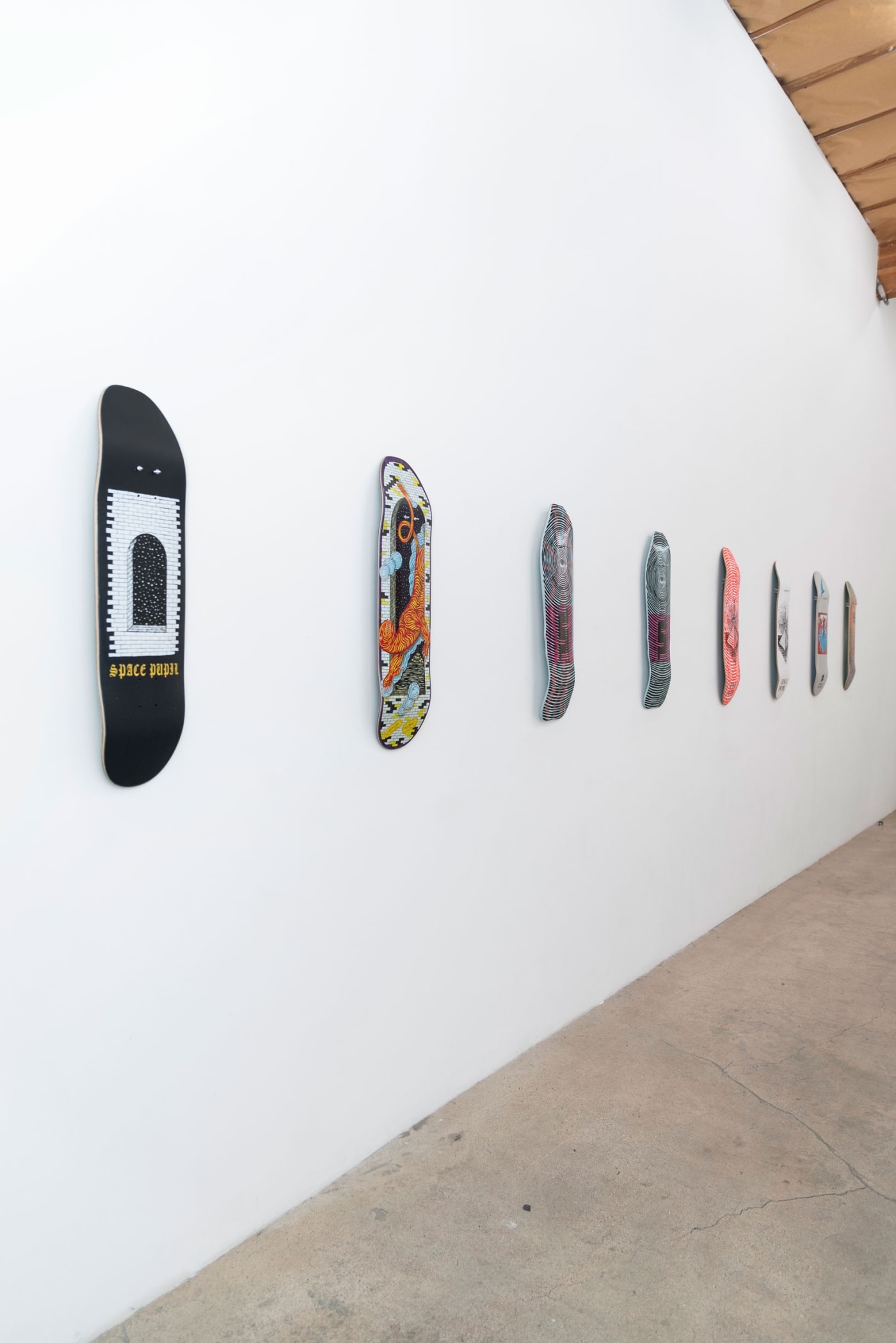 Installation shot of Andrew Schoultz Decade: 2011 - 2021 at Hashimoto Contemporary Los Angeles